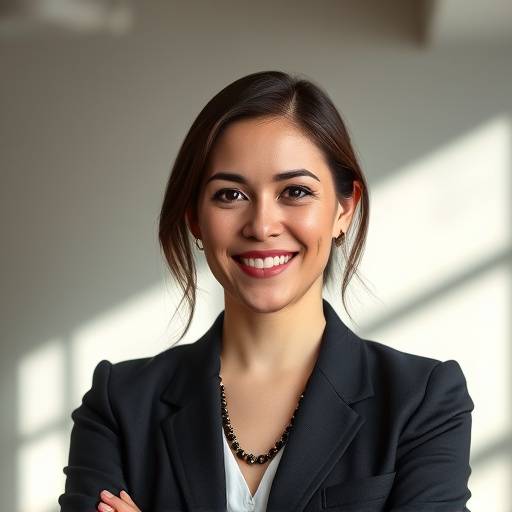 Retrato de Elena Sánchez, Directora Académica de Oratoria Brillante.